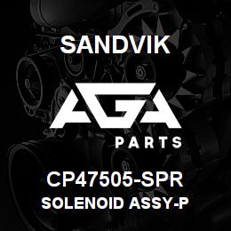 CP47505-SPR Sandvik SOLENOID ASSY-P | AGA Parts