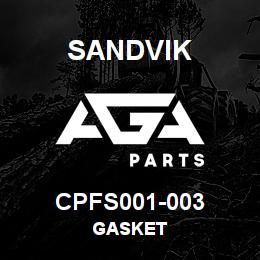 CPFS001-003 Sandvik GASKET | AGA Parts