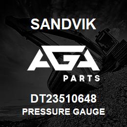 DT23510648 Sandvik PRESSURE GAUGE | AGA Parts