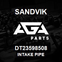 DT23598508 Sandvik INTAKE PIPE | AGA Parts