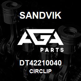 DT42210040 Sandvik CIRCLIP | AGA Parts