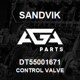DT55001671 Sandvik CONTROL VALVE | AGA Parts