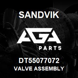 DT55077072 Sandvik VALVE ASSEMBLY | AGA Parts