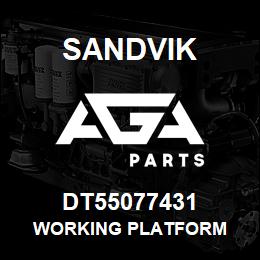 DT55077431 Sandvik WORKING PLATFORM | AGA Parts