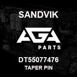 DT55077476 Sandvik TAPER PIN | AGA Parts