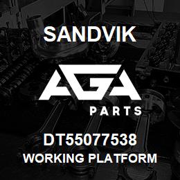 DT55077538 Sandvik WORKING PLATFORM | AGA Parts