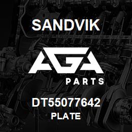 DT55077642 Sandvik PLATE | AGA Parts