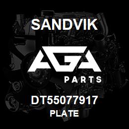 DT55077917 Sandvik PLATE | AGA Parts