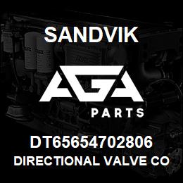 DT65654702806 Sandvik DIRECTIONAL VALVE COMPLETE | AGA Parts