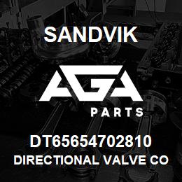 DT65654702810 Sandvik DIRECTIONAL VALVE COMPLETE | AGA Parts