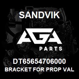 DT65654706000 Sandvik BRACKET FOR PROP VALVE | AGA Parts