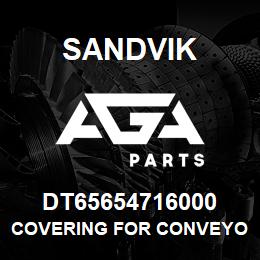 DT65654716000 Sandvik COVERING FOR CONVEYOR REAR | AGA Parts