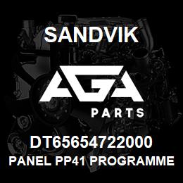 DT65654722000 Sandvik PANEL PP41 PROGRAMMED F AM85 | AGA Parts