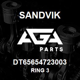 DT65654723003 Sandvik RING 3 | AGA Parts
