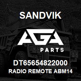 DT65654822000 Sandvik RADIO REMOTE ABM14 | AGA Parts