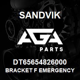 DT65654826000 Sandvik BRACKET F EMERGENCY SWITCH | AGA Parts