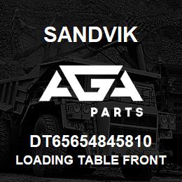 DT65654845810 Sandvik LOADING TABLE FRONT | AGA Parts