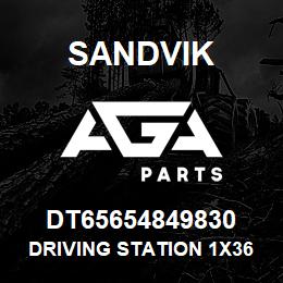 DT65654849830 Sandvik DRIVING STATION 1X36KW V=2,2 / 3" | AGA Parts