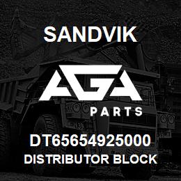 DT65654925000 Sandvik DISTRIBUTOR BLOCK | AGA Parts