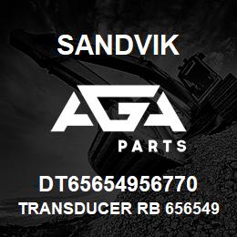 DT65654956770 Sandvik TRANSDUCER RB 65654956770 RB | AGA Parts