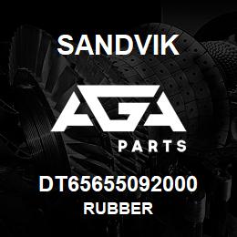 DT65655092000 Sandvik RUBBER | AGA Parts