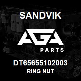 DT65655102003 Sandvik RING NUT | AGA Parts