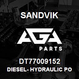 DT77009152 Sandvik DIESEL- HYDRAULIC POWER PACK | AGA Parts
