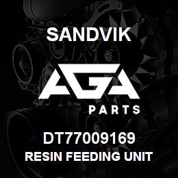 DT77009169 Sandvik RESIN FEEDING UNIT | AGA Parts
