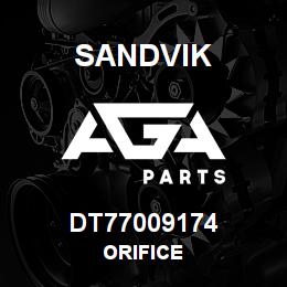 DT77009174 Sandvik ORIFICE | AGA Parts
