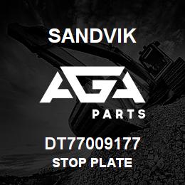 DT77009177 Sandvik STOP PLATE | AGA Parts