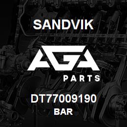DT77009190 Sandvik BAR | AGA Parts