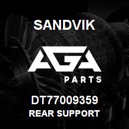 DT77009359 Sandvik REAR SUPPORT | AGA Parts