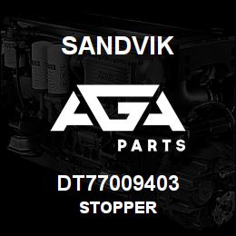 DT77009403 Sandvik STOPPER | AGA Parts