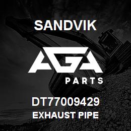 DT77009429 Sandvik EXHAUST PIPE | AGA Parts