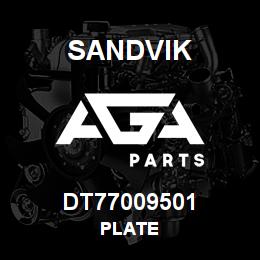 DT77009501 Sandvik PLATE | AGA Parts
