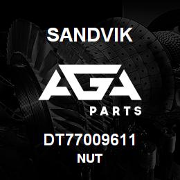 DT77009611 Sandvik NUT | AGA Parts