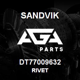 DT77009632 Sandvik RIVET | AGA Parts