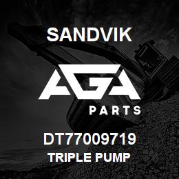 DT77009719 Sandvik TRIPLE PUMP | AGA Parts