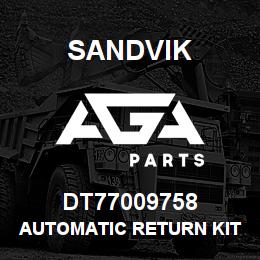 DT77009758 Sandvik AUTOMATIC RETURN KIT | AGA Parts