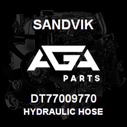 DT77009770 Sandvik HYDRAULIC HOSE | AGA Parts