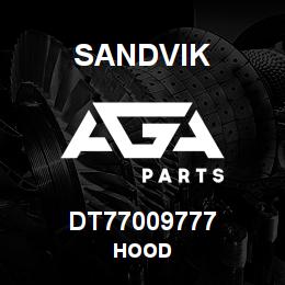 DT77009777 Sandvik HOOD | AGA Parts