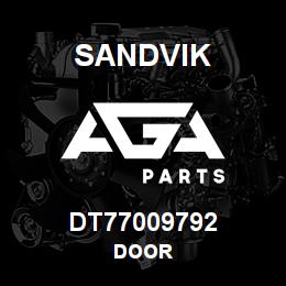 DT77009792 Sandvik DOOR | AGA Parts