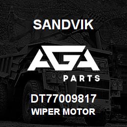 DT77009817 Sandvik WIPER MOTOR | AGA Parts