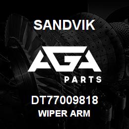 DT77009818 Sandvik WIPER ARM | AGA Parts