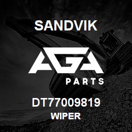 DT77009819 Sandvik WIPER | AGA Parts
