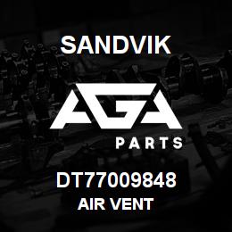 DT77009848 Sandvik AIR VENT | AGA Parts
