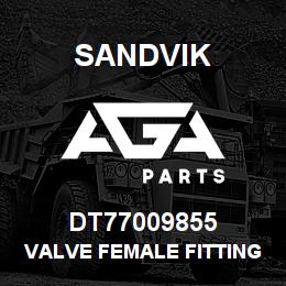 DT77009855 Sandvik VALVE FEMALE FITTING M8 | AGA Parts