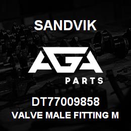 DT77009858 Sandvik VALVE MALE FITTING M10 | AGA Parts