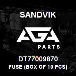 DT77009870 Sandvik FUSE (BOX OF 10 PCS) | AGA Parts