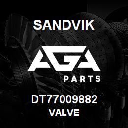 DT77009882 Sandvik VALVE | AGA Parts